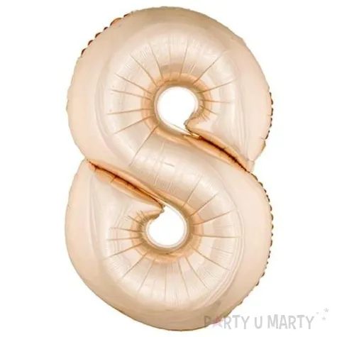 balon foliowy cyfra 8 szampanski godan 34 dgt