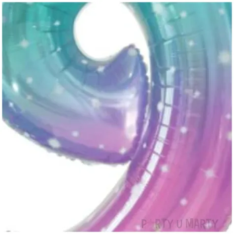 balon foliowy cyfra 9 kosmos teczowy godan 31 dgt