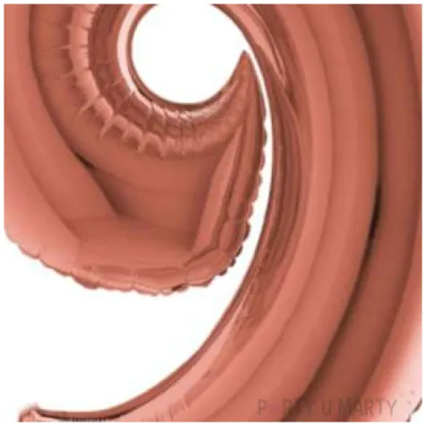 balon foliowy cyfra 9 rozowe zloto grabo 26 dgt