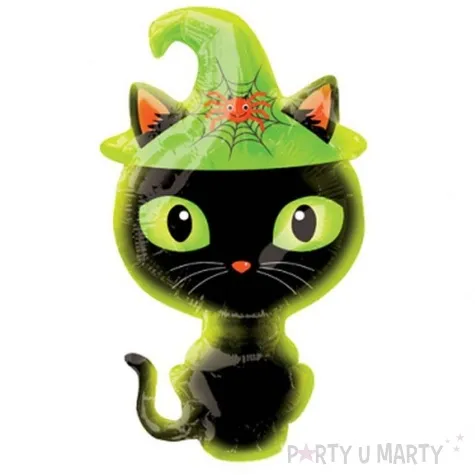 balon foliowy czarny kotek amscan 14 shp