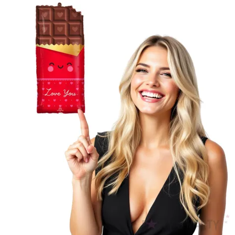 balon foliowy czekoladowa milosc xl amscan 28 shp