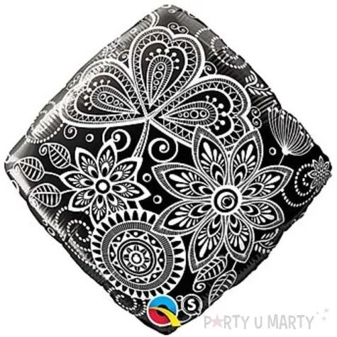 balon foliowy damascenskie wzory qualatex 18 rnd