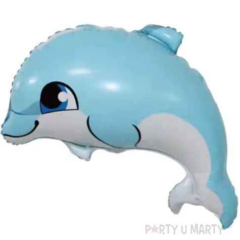 balon foliowy delfin blekitny jix 28 shp