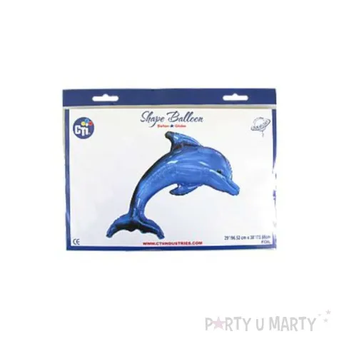 balon foliowy delfin niebieski cti 40