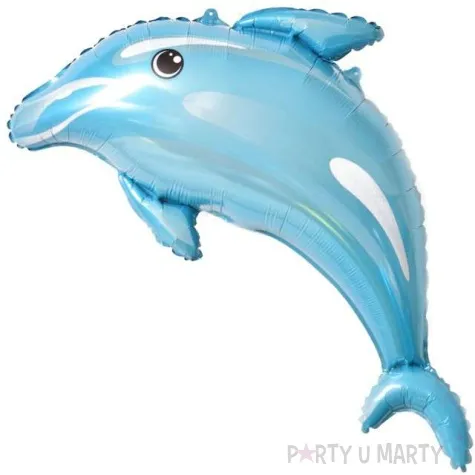 balon foliowy delfin niebieski top ten 18 shp