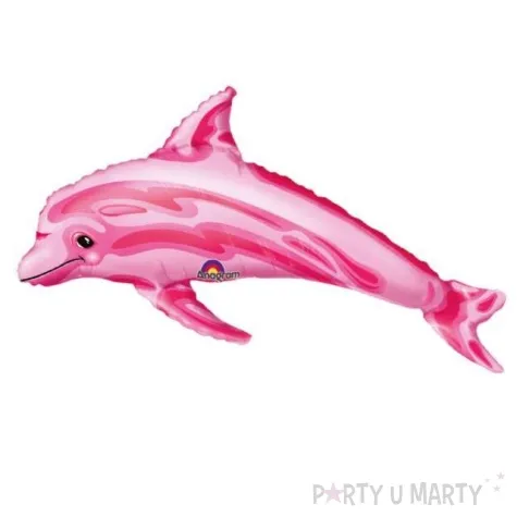 balon foliowy delfin rozowy amscan 14 shp