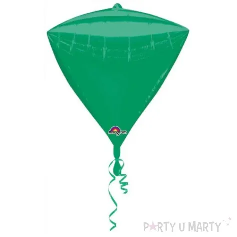balon foliowy diament zielony amscan 17 dmz
