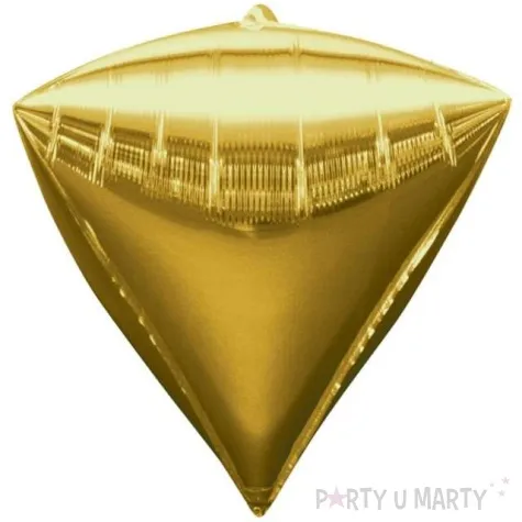 balon foliowy diament zloty amscan 17 dmz