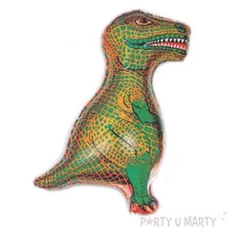 balon foliowy dinozaur rex zielony flexmetal 14 shp