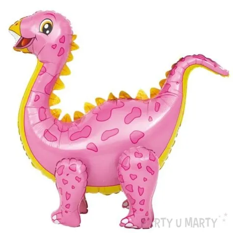 balon foliowy dinozaur rozowy partypal 35 shp