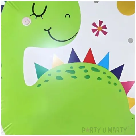 balon foliowy dinozaur w czapeczce godan 18 rnd