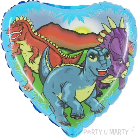 balon foliowy dinozaury wschodzace slonce grabo 18 hrt