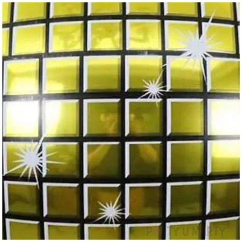balon foliowy disco jix zloty 22 rnd