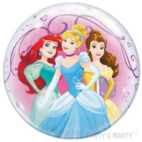 balon foliowy disney princess qualatex bubbles 22 orb