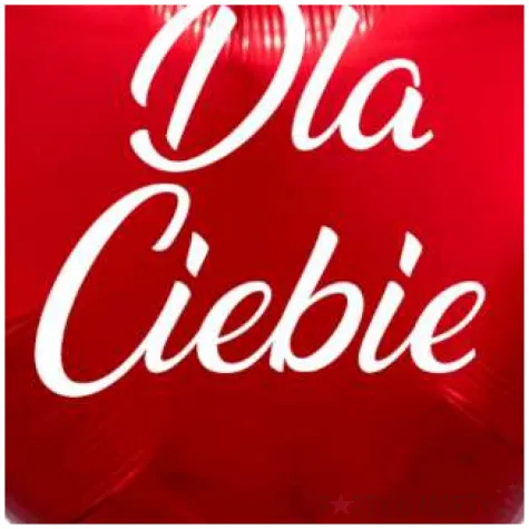 balon foliowy dla ciebie czerwony 18 hrt