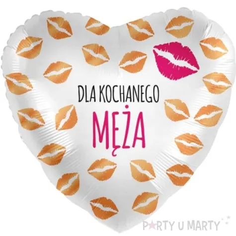balon foliowy dla kochanego meza serce amscan 17 hrt