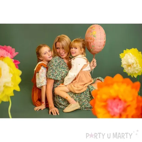 balon foliowy dla kochanej mamy partydeco 18 rnd