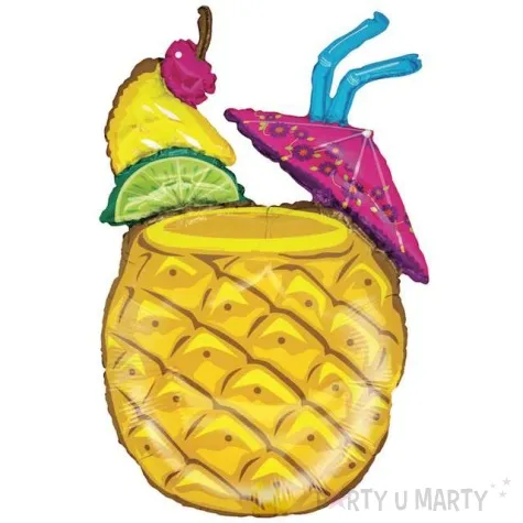 balon foliowy drink ananas betallic 37 shp