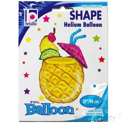 balon foliowy drink ananas betallic 37 shp