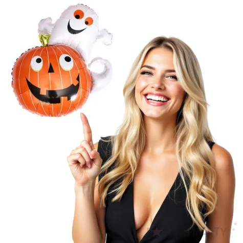 balon foliowy duszek i dynia jix 32 shp