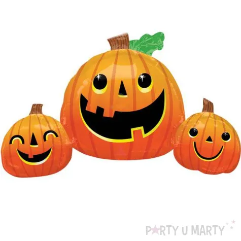 balon foliowy dynie halloween pomaranczowy amscan 35 shp