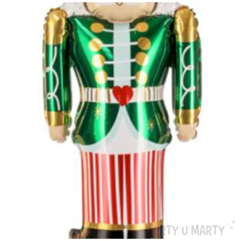 balon foliowy dziadek do orzechow zielony partydeco 33 shp