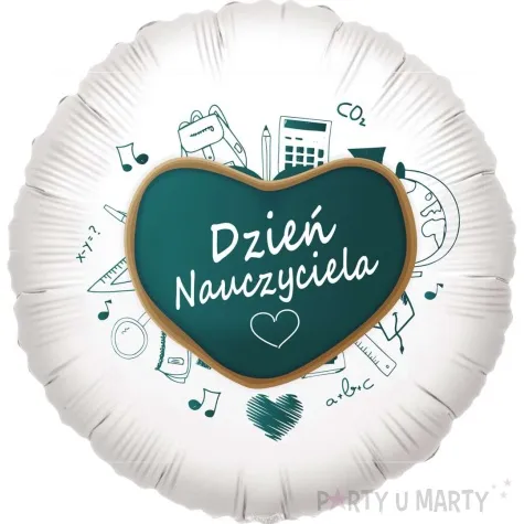 balon foliowy dzien nauczyciela tablica bialy 18 rnd