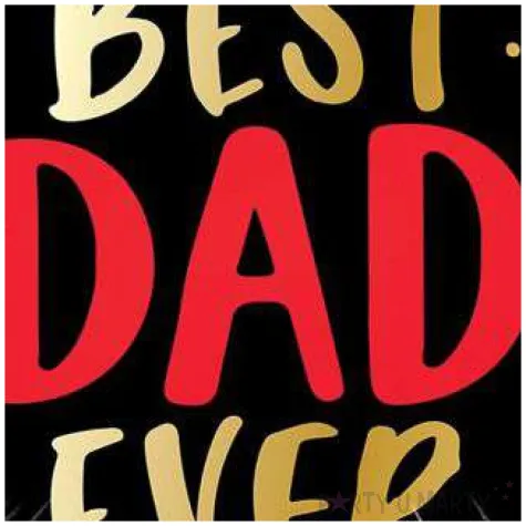 balon foliowy dzien ojca best dad ever qualatex 18 rnd