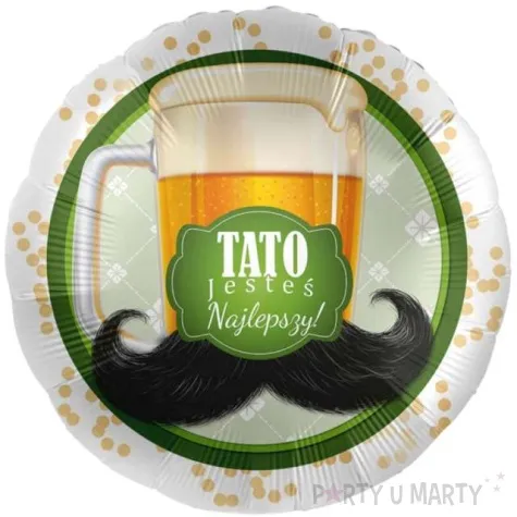 balon foliowy dzien ojca tato jestes najlepszy amscan 16 rnd
