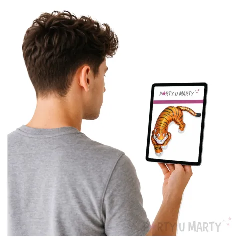 balon foliowy dziki tygrys flexmetal 24 shp