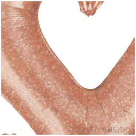 balon foliowy dziurawe serce holo rozowe zloto grabo 37 shp