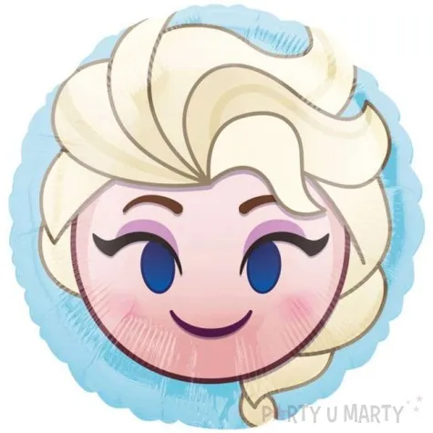 balon foliowy elsa emotikon amscan 18 rnd