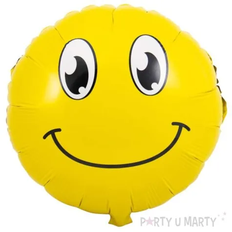balon foliowy emoji usmiech zolty folat 18 rnd