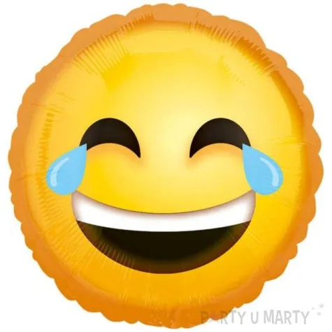 balon foliowy emotikon smiech zolty amscan 18 rnd