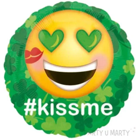 balon foliowy emotikon swiety patryk amscan 17 rnd