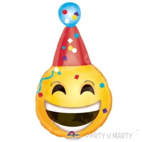 balon foliowy emotka smile birthday amscan 13 shp