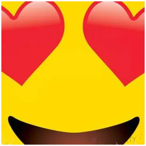 balon foliowy emotka z serduszkami zolty qualatex 28 rnd