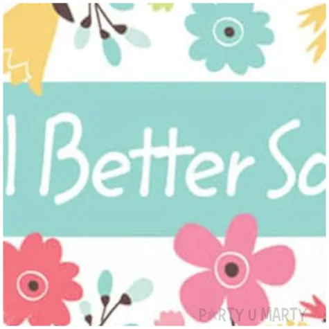 balon foliowy feel better soon kwiatki qualatex 18 rnd