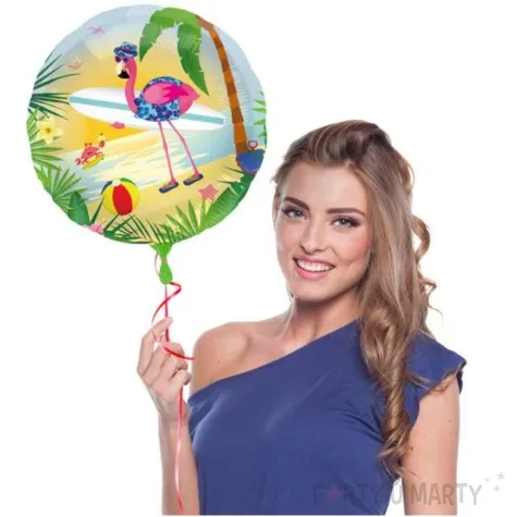 balon foliowy flaming folat 18 rnd