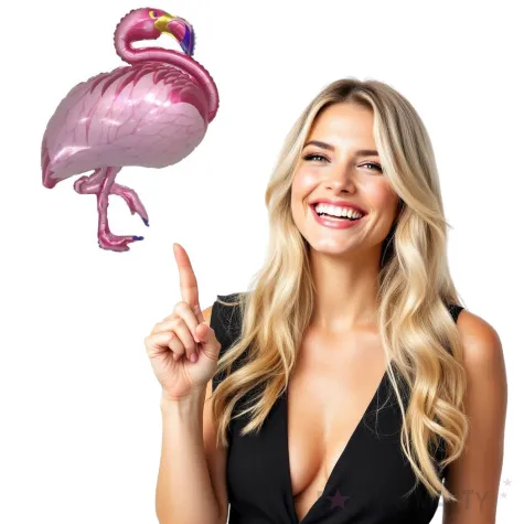 balon foliowy flaming rozowy top ten 41 shp