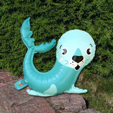 balon foliowy foka niebieski dekoracje polska 18 shp