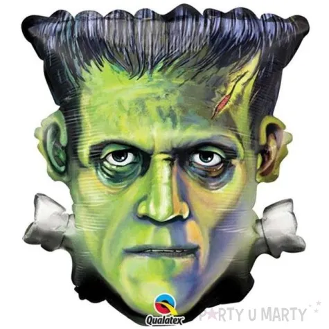 balon foliowy frankenstein zielony qualatex 25 shp