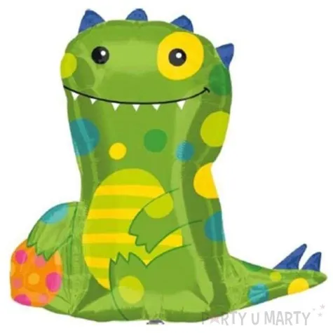 balon foliowy friendly monster zielony amscan 24 shp