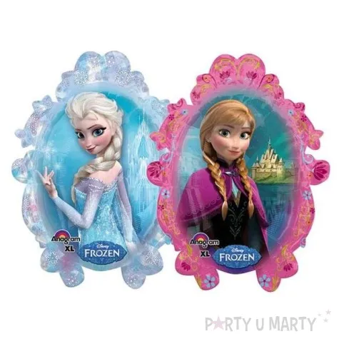 balon foliowy frozen elsa i anna dwustronny amscan 31 shp