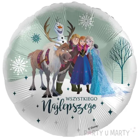 balon foliowy frozen wszystkiego najlepszego premioloon 17 rnd