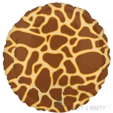 balon foliowy futro laty zyrafy amscan 18 rnd