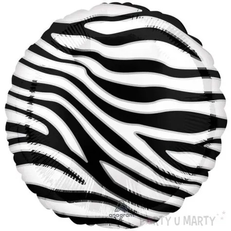 balon foliowy futro paski zebry amscan 18 rnd