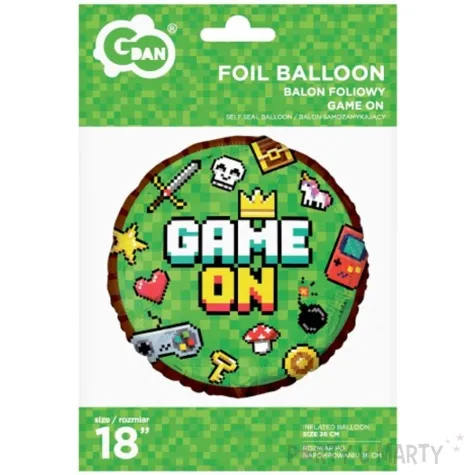 balon foliowy game on godan 18 rnd