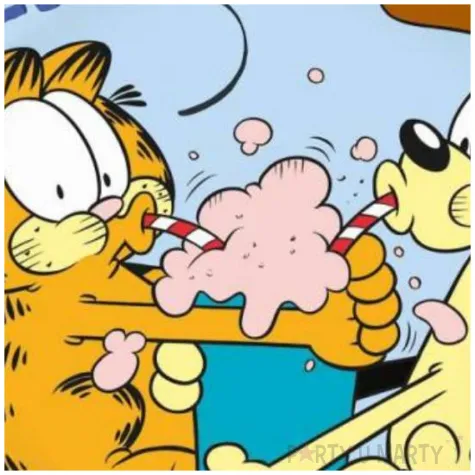 balon foliowy garfield i odie dekoracja prezent na urodziny flexmetal 18 rnd