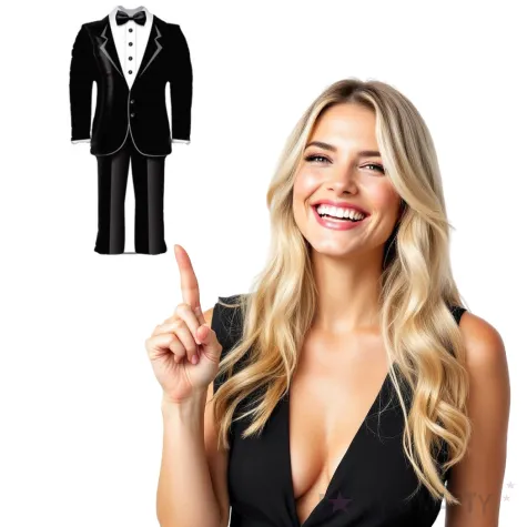 balon foliowy garnitur czarny qualatex 39 shp